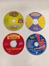 4 Loose Kindergarten Learning PC CD-ROMs | Jumpstart Reader Rabbit Reading Math picture