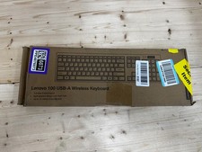 Lenovo 100 USB-A Wireless Keyboard Full-Size Spill Resistant Black picture