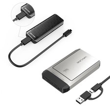 Thunderbolt 3 USB-C SSD M.2 Dual-Bay Enclosures 40Gbps Dual-Bay Offline Clone picture
