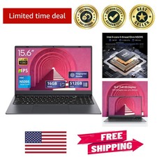 High-Performance 15.6-inch Laptop - 16GB RAM, 512GB SSD, & Fingerprint Unlock picture