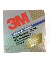 3M 12881 3.5in. Floppy Disk Diskettes Sealed box of 10 High Density Formatted picture