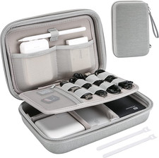 Hard Travel Electronic Organizer Case for Macbook Power Adapter Chargers Cables picture