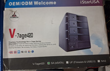 iStarUSA v7AGE420-SA 4-Bay Trayless eSATA RAID Box External Hard Drive Enclosure picture