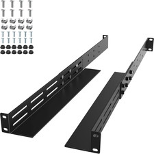 1U Universal Rack Mount Rails, 4-Post Server Rack Rail picture