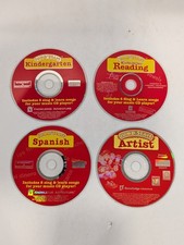 4 Loose Jump Start Kindergarten PC CD-ROMs | Learning Artist Spanish Reading picture