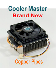 AMD Phenom II X4 CPU Cooler Heatsink Fan Copper Heat Pipes 125W 910 925 945 picture