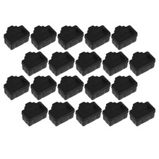 120Pcs Black Silicone Ethernet Cable Dust Covers Durable Anti Dust Plug for Pc picture