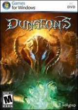 Dungeons PC DVD evil Dungeon Lord role, set traps monster treasure strategy game picture