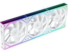 TL-M12QRW X3 120mm Reverse Blade ARGB Case Fans, 1500RPM 47.6CFM, White | Rev... picture