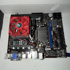 MSI MS-7641 v3.0 / 760GM-P23 FX, AMD AM3 Motherboard, W/ Corsair 2x4 Tested ✅ picture