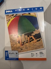 DELL Premium Photo Paper High Gloss Acid Free 30 Sheets 8.5