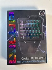 2022 Vivitar Sakar One-Handed RGB Mechanical Gaming Keyboard Pad SEE PICTURES picture