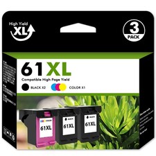 61XL Ink Cartridge Combo Pack for HP Ink 61 Works with HP Envy 4500 5530 Printer picture