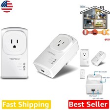 Trendnet Powerline 500 Kit TPL-407E2K, Built-In Outlet, 2 Adapters, Plug & Play picture