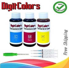3x100ml CMY refill ink for Canon cartridge CL-244 PIXMA MX492 MG2520 MG2522 picture