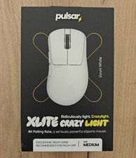 Pulsar Gaming Gears Xlite CrazyLight Medium Uyuni White Wireless Gaming Mouse picture