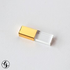 Custom Photography logo Gold USB Flash Pen Drive Memory Stick White box picture