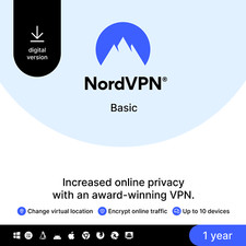 NordVPN Basic, 10 Devices, 1-Year, Premium VPN Software, Digital Code picture