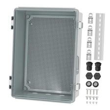 Clear Electrical Enclosure Box 12.8x8.8x4.2 for WiFi 12.8 x 8.8 x 4.2 inches picture