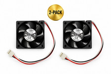2-Pack Top Motor 50x50x20mm 12V 0.08A High Speed 3-Pin Fan w/ Tach Output picture