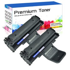 2PK Black ML1610 ML-2010 Toner Cartridge for Samsung ML-2510 ML-2570 ML-2571N picture