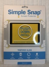 SIMPLE SNAP Screen Protector / Tempered Glass for Apple iPad 2, 3 or 4 picture