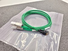 Lot of 2x SFF-8644 Mini SAS HD to Slimline x4 SFF-8654 4i Straight 38 Pin Cable picture