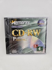 SEALED Memorex CD-RW Platinum 650MB / 74 Min 4x Rewrite Speed 1999  picture