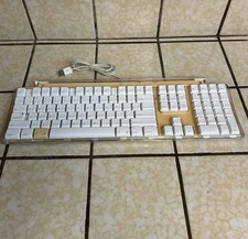 Vintage & Genuine Apple Macintosh Pro Keyboard 109-keys (USB) White M7803 picture