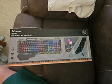 Realtree Bow GRLT1006 RGB Gaming Keyboard – Backlit w/ Detachable Wrist Rest NEW picture