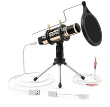 ZealSound Studio Recording Microphone Rose Gold picture
