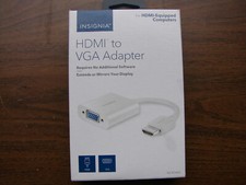 Insignia- HDMI to VGA Adapter - White , NS-PCAHV picture