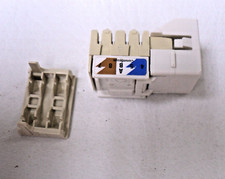 Lot of 10 Commscope Cat6 Jack UNJ600-262 Uniprise Phone Data M-Series White picture