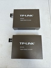 Set Of 2 TP-Link MC220L(UN) Gigabit Ethernet SFP Media Converters UNTESTED picture