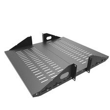 2U Cantilever Server Shelf Rack Mount-19 Inch 2 Piece Set Center Weighted for... picture