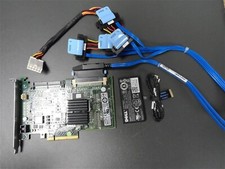 DELL SERVER RAID PERC 6I PCI BATTERY & 4 DROPS CABLE W/ POWER T300 T605 picture