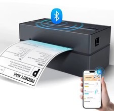 Thermal label printer portable no ink required 203DPI 4×6 for small business... picture