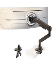 Heavy-Duty Single Monitor Desk Mount Arm Clamp, Tilt & Rotate, Black picture
