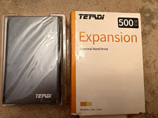 TEYADI Expansion 500GB USB 3.0 External HDD Drive Gray for Windows/Mac/Linux picture