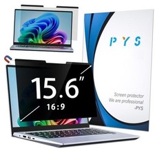 PYS Magnetic Laptop Privacy Screen Filter 15.6 Inch 16:9 - Detachable Screen Cov picture