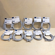 Lot 10X Insignia 14ft Cat6 RJ45 Ethernet Network Patch Cord High Speed Up 10Gbps picture