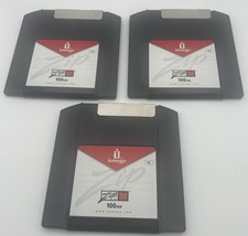 Lot of 3 NEW Iomega Zip 100 Disks 100MB PC Formatted Media No Cases picture