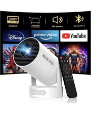 Mini Portable Projector with Built-in Apps, 180° Rotatable Design,WiFi 6..SEALED picture