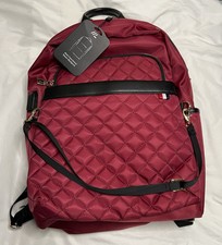 Modernistlook LUXE Luxury Smart Backpack (Maroon) Laptop Bag With USB Port NWT picture