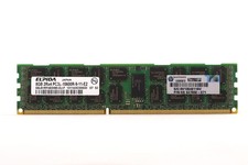 Elpida 8GB 2Rx4 PC3L-10600R-9-11-E2 ECC REG Server Memory EBJ81RF4EDWD-DJ-F picture