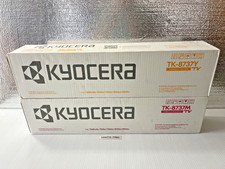 Kyocera TK-8737 Magenta Yellow Lot (2) OEM NEW Sealed TK-8737M TK-8737Y 7052ci picture