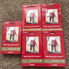 Canon PP-301 Photo Paper Plus Glossy II 4x6 100 Sheets Factory Sealed Brand New picture