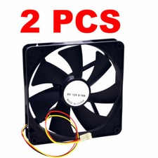 *Lot of 2* 140MM x 25MM (5.5-Inch x 1-Inch) Quiet Case Fan picture