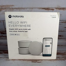 Motorola AX1800 Mesh Wi-Fi System MH7603 3-Pack Wireless Routers White picture