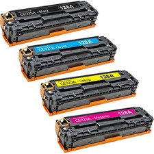 4PK ACM Compatible CE320A CE321A CE322A CE323A Set for HP 128A Color Toner picture